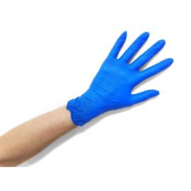 Перчатки нитриловые Safe&Care, размер M, голубые, 100 шт/упак.