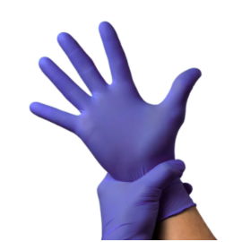 Перчатки нитриловые S Safe&Care, фиолетовые, 200 шт/упак.