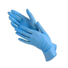 Перчатки нитриловые M Nitrile, голубые, 100 шт/упак.
