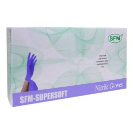 Перчатки нитрил. S SFM, фиолетово-голубые,  (1уп. /50 пар / 100 шт.)