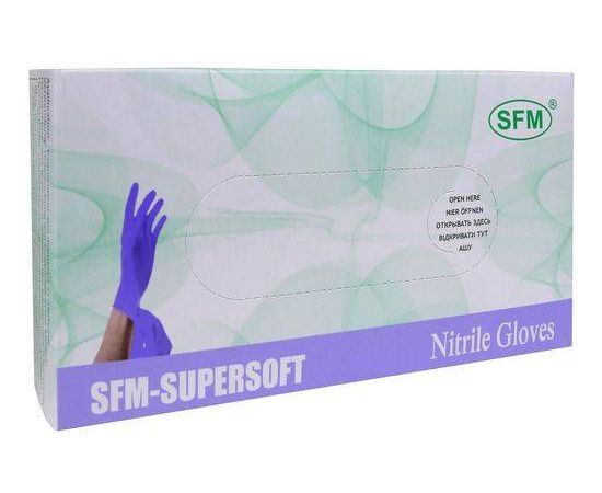 Перчатки нитрил. L SFM, фиолетово-голубые,  (1уп. /50 пар / 100 шт.)